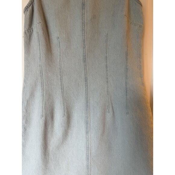 Harper Heritage Vintage Denim Mini Dress – Pleated – Women’s Medium - Picture 7 of 9